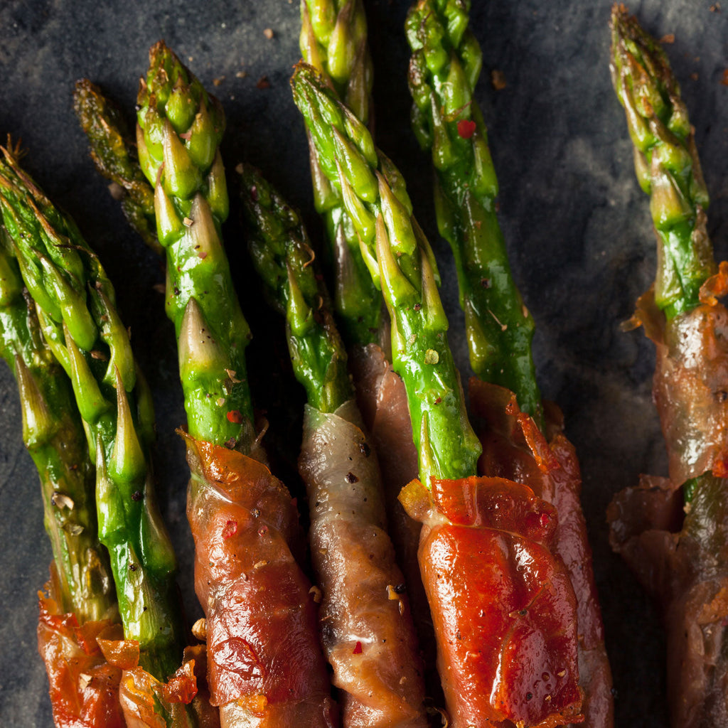 Asparagus and Green Bean Bundles