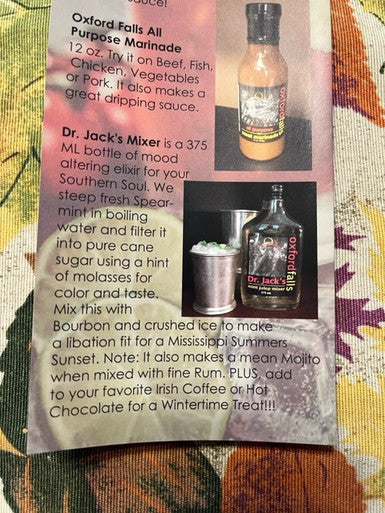 Dr. Jacks' Mint Julep Mixer – The Oxford Falls