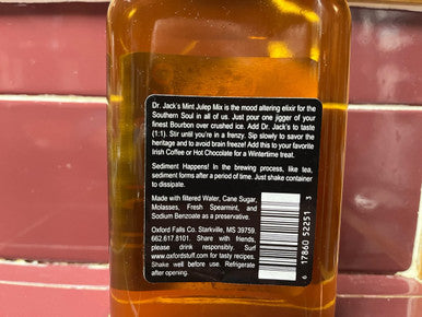 Dr. Jacks' Mint Julep Mixer – The Oxford Falls